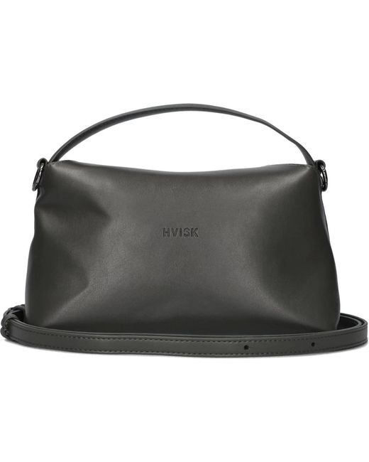 Hvisk Black Graue Schultertasche Note