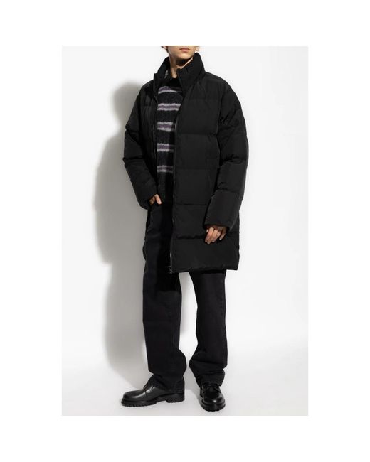 DIESEL Black Down Jackets for men