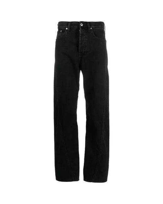 Lanvin Black Straight Jeans for men