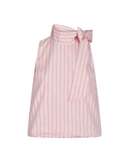Neo Noir Pink Sleeveless Tops