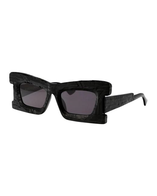 Kuboraum Black Stylische sonnenbrille maske r2