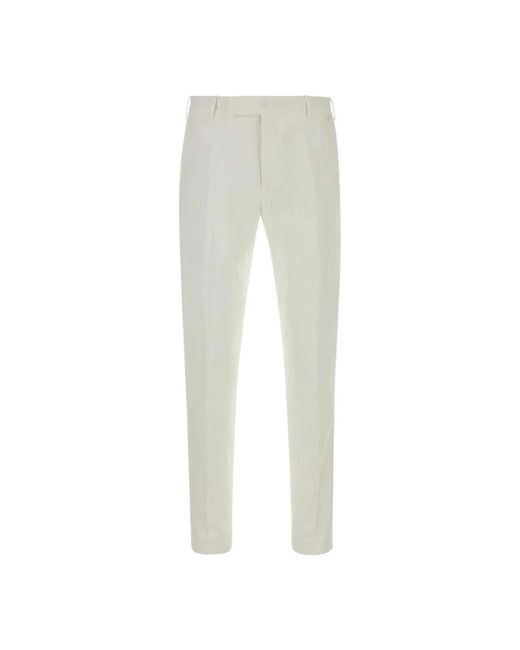 PT Torino Gray Slim-Fit Trousers for men