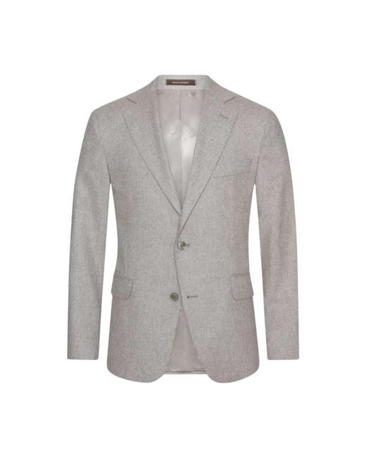 Oscar Jacobson Gray Blazers for men