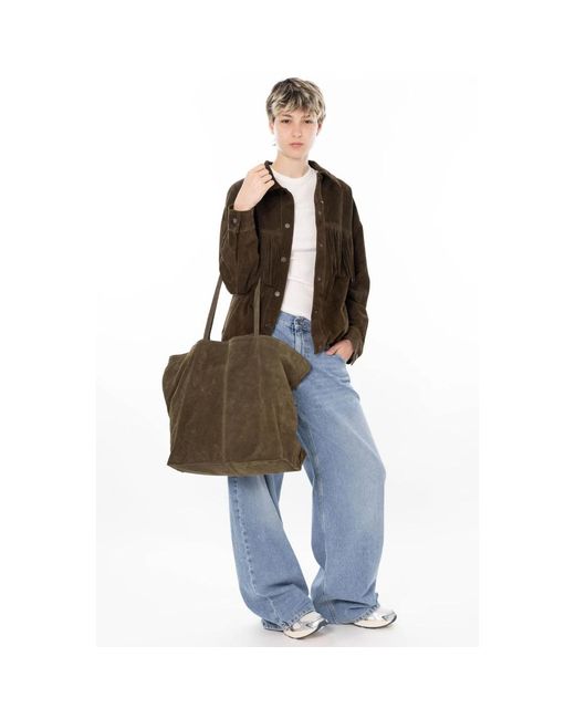 Leather Jackets ViCOLO en coloris Brown