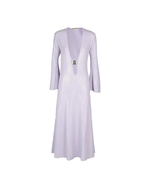 Dodo Bar Or Purple Midi Dresses