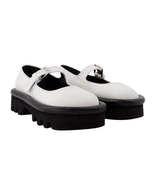 J.W. Anderson Black Bumper Chunky Flats