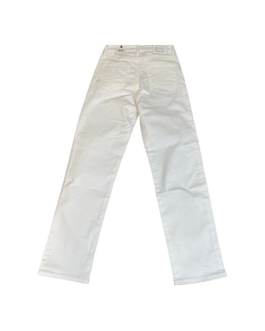 Denham Jeans ,Wit ,Katoen Straight Jeans in het Gray voor heren