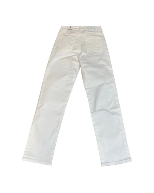 Denham Jeans ,Wit ,Katoen Straight Jeans in het Gray voor heren