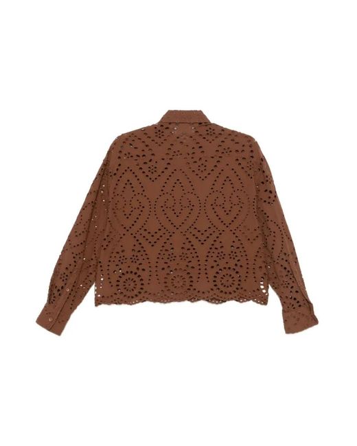 Mc2 Saint Barth Brown Shirts