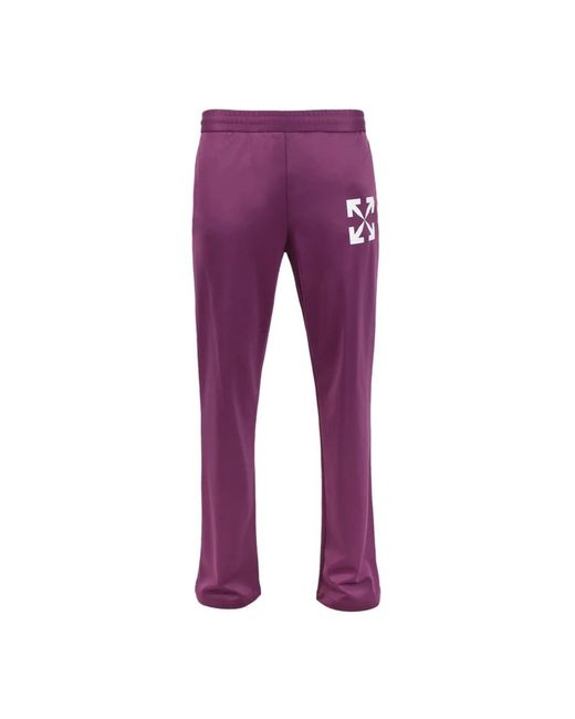Off-White c/o Virgil Abloh Purple Sweatpants for men