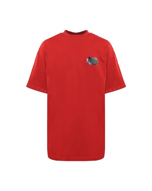 Balenciaga Red T-Shirts for men