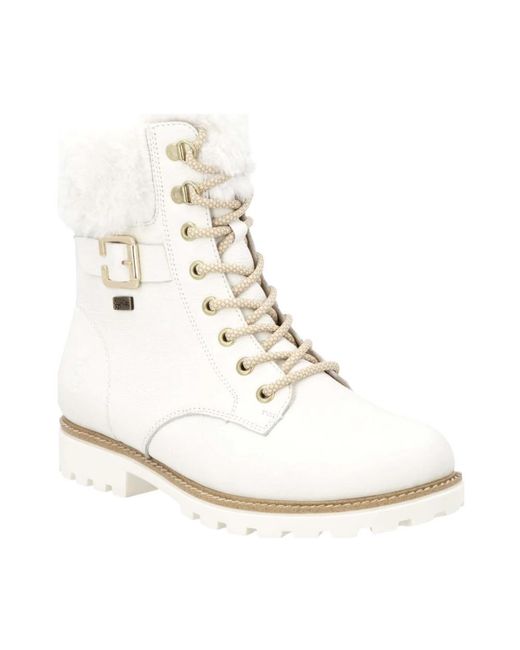 Remonte White Winter Boots