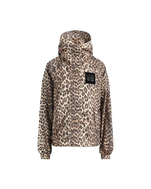 Ganni Brown Light Jackets