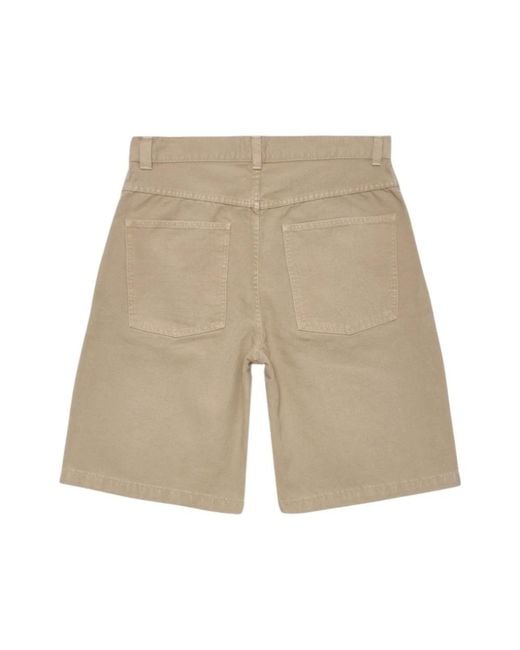 Edwin Double Knee Worker Short in het Natural voor heren
