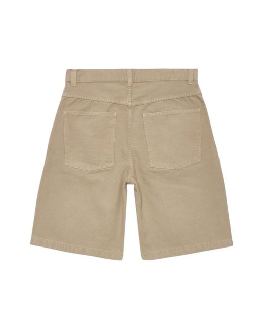 Edwin Double Knee Worker Short in het Natural voor heren