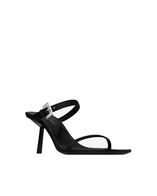 Saint Laurent Black High Heel Sandals