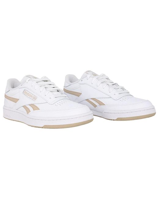 Reebok Fitness ,Wit ,Leer Club C Revenge Sneaker in het White voor heren