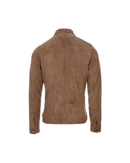 KIRED Brown Light Jackets for men