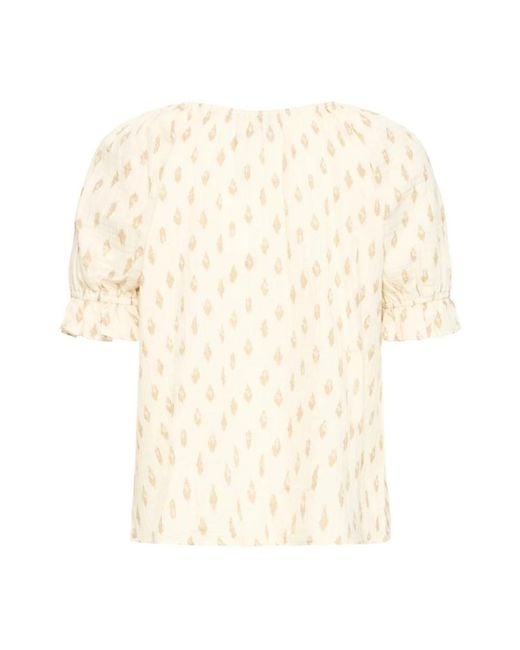Blouses Ichi de color Natural