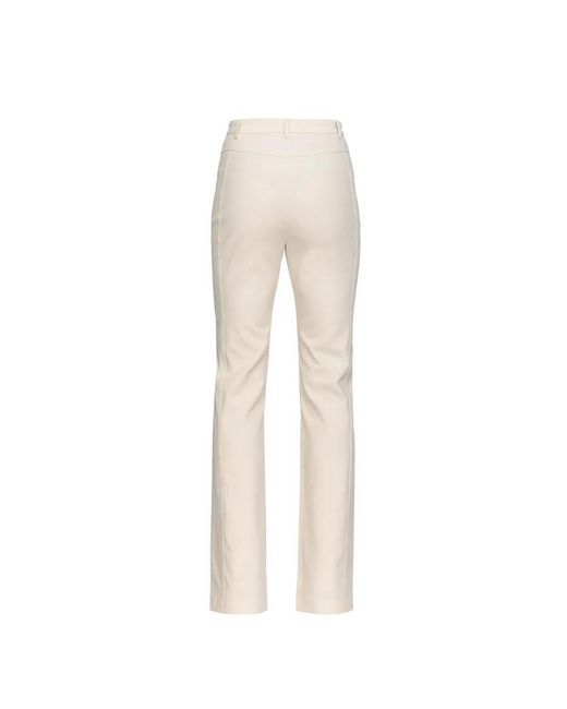 Pinko Natural Straight Trousers