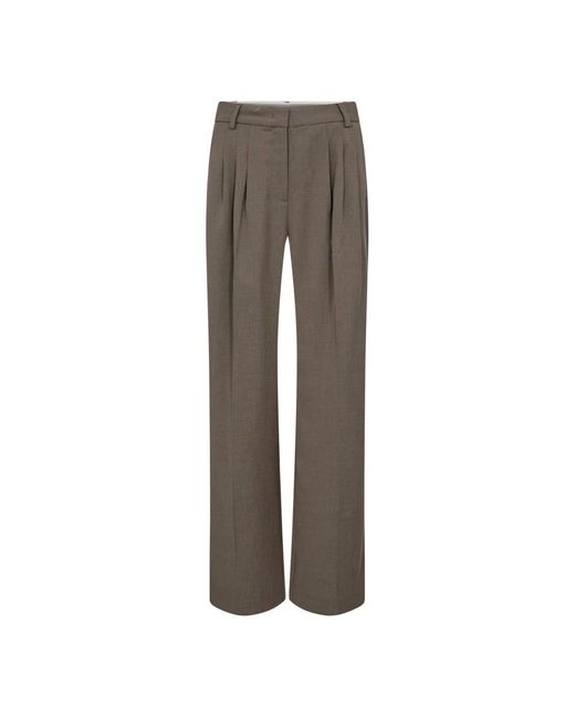 co'couture Gray Wide Trousers