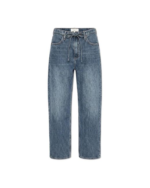 Rag & Bone Jeans ,Blauw ,Katoen Recht Gesneden Jeans in het Blue