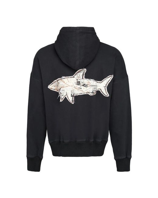 Paul & Shark Blue Hoodies for men