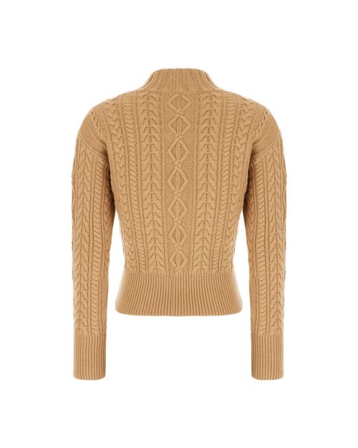 Max Mara Natural Turtlenecks