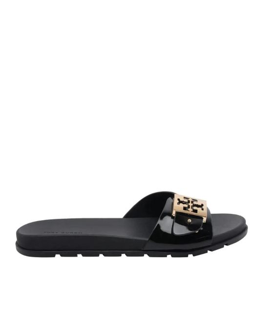 Sliders Tory Burch de color Black