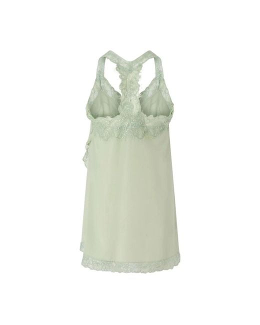 Pinko Green Sleeveless Tops