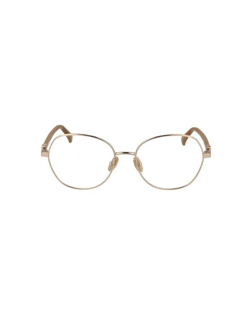 Max Mara Metallic Glasses