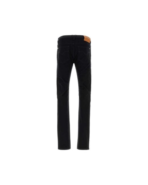 Slim-Fit Jeans Versace pour homme en coloris Black