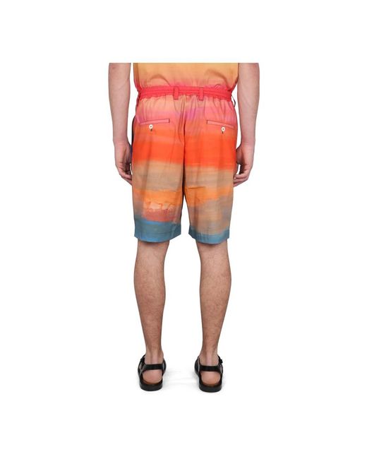 Marni Blue Long Shorts for men