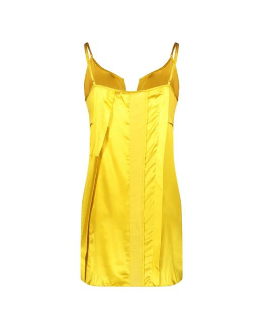 DIESEL Yellow Short Dresses