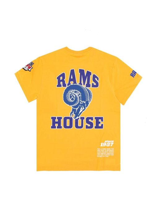 Mitchell & Ness Yellow T-Shirts for men