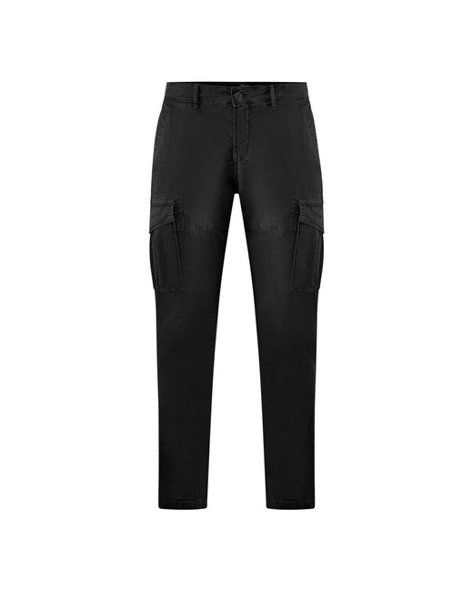 Bomboogie Black Slim-Fit Trousers for men