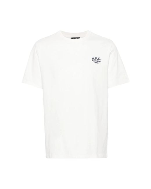 A.P.C. T-Shirts in het White voor heren