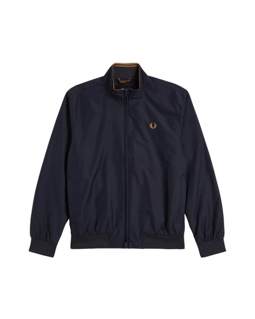 Fred Perry Blue Light Jackets for men
