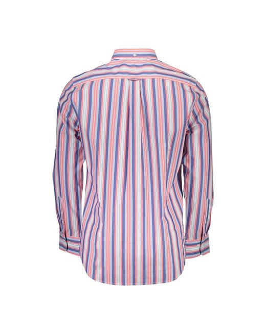 Gant Purple Cotton Shirt for men