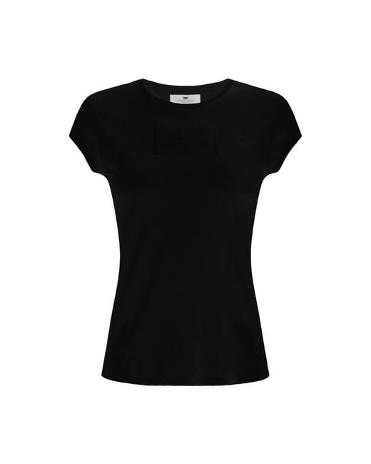 Elisabetta Franchi Black T-Shirts