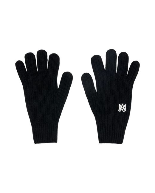 Amiri Black Gloves for men