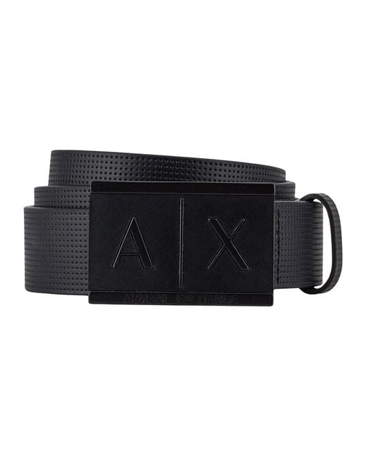 ARMANI EXCHANGE Schwarze Gürtel Für Männer in Black für Herren