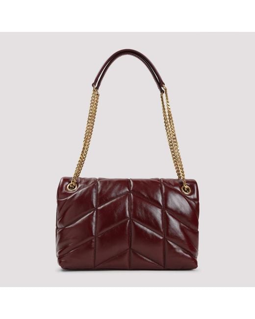 Saint Laurent Purple Shoulder Bags
