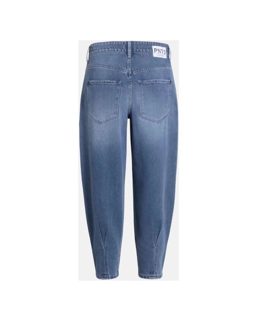 PNTS Blue Loose Fit Jeans