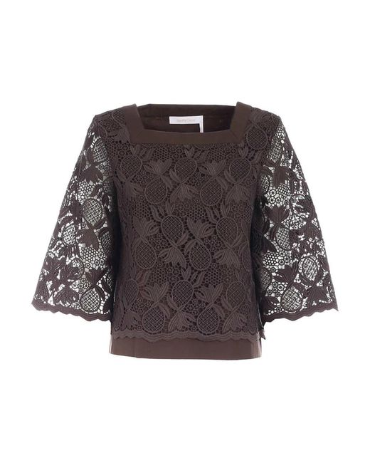 Blouses See By Chloé de color Gray