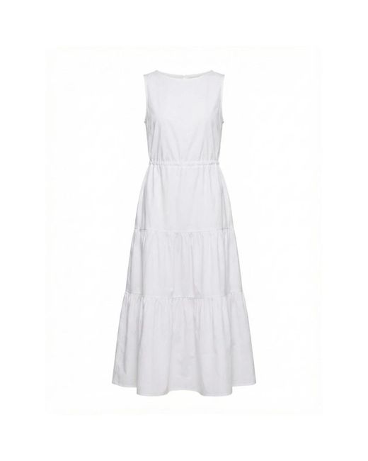 Peserico White Midi Dresses