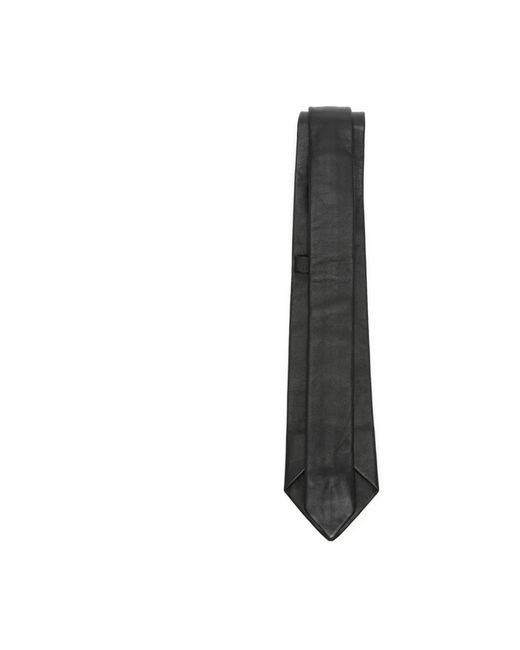 sunflower Leder Krawatte in Black für Herren