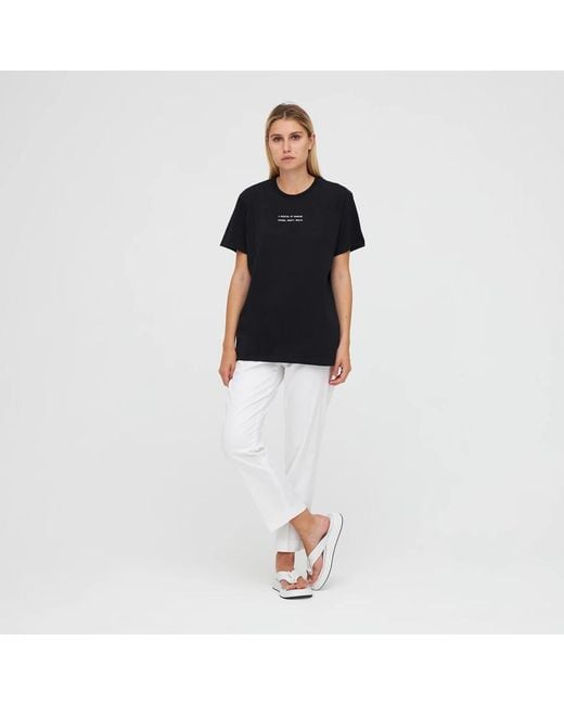 Erika Cavallini Semi Couture Black T-Shirts
