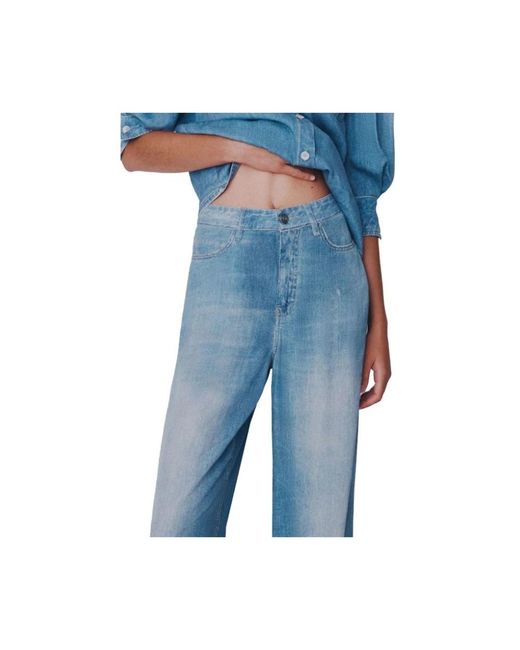 Marella Blue Wide Jeans
