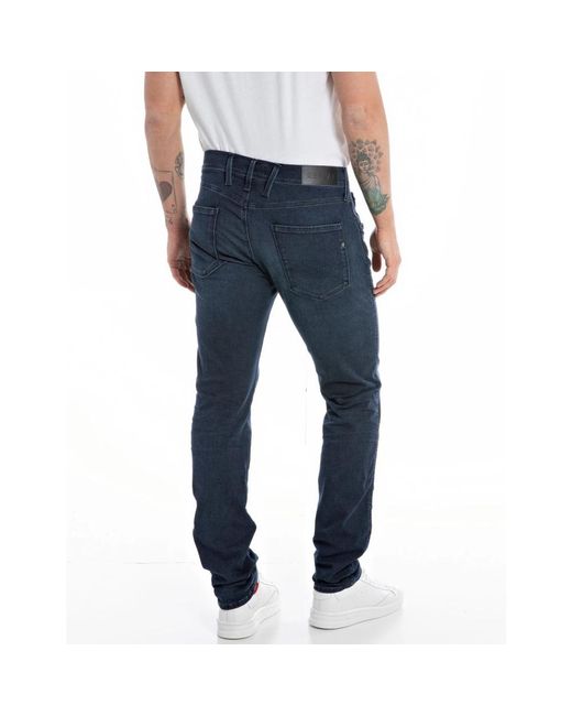 Replay Blue Slim Fit Jeans for men
